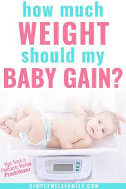 how much weight should my baby gain