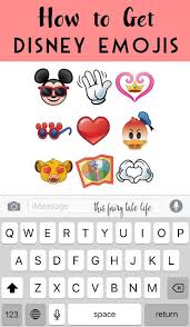 Heres How To Get Disney Emojis This Fairy Tale Life