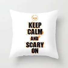 funny halloween keep calm and scary on