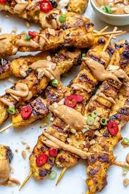 Große auswahl an satay peanut sauce. Best Chicken Satay With Peanut Sauce Recipe Healthy Fitness Meals