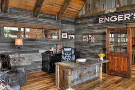 reclaimed wood into your home office
