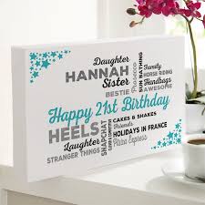 personalised 21st birthday gifts for