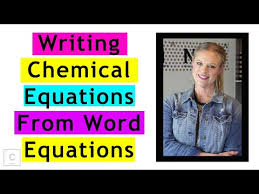 writing chemical equations practice