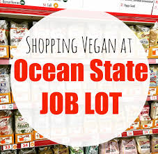 ping vegan at ocean state job lot