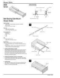 ball bearing side mount drawer slides