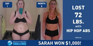 hip hop abs results sarah lost 72