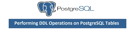 performing ddl operations on postgresql