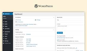 create a wordpress custom dashboard
