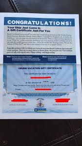 550 royal caribbean gift certificate