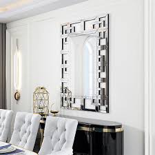 Irregular Rectangle Wall Mirror Large