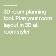 Sign up for a free roomstyler account and start decorating with the 120.000+ items. 3d Room Planning Tool Plan Your Room Layout In 3d At Roomstyler Bedroom Layout Design Room Planning Room Redesign