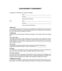 10 Free Consignment Agreement Templates Word Excel Templates