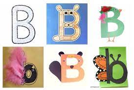 letter b crafts activities for