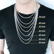 Necklace Lengths Men Men Necklace Gold Chains For Men
