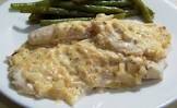 baked fish in mayonnaise and mustard