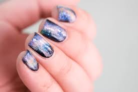 how to galaxy nails beauty nerd by night