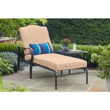 Steel Outdoor Patio Chaise Lounge