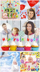 happy birthday photo frame gift cards