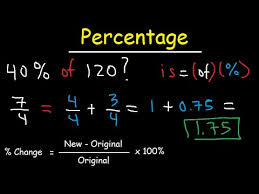 Percentage Word Problems You