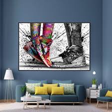 Air Jordan Shoes Canvas Wall Art Love