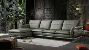 9180 sectional sofa in gray green