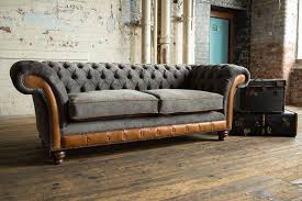 Leather Sofa Vintage Chesterfield Sofa