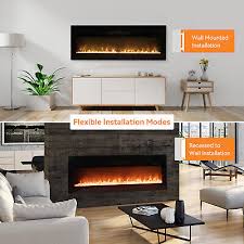 Electric Fireplace Heater Led Flame