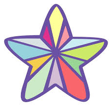Color Star Icon Miracle Symbol Magic