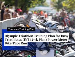 olympic triathlon training plan