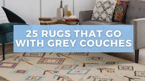 what color rug goes with a gray couch