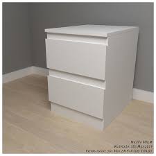 Ikea Malm Bedside Table With Two