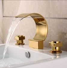 lorraine gold plated dual handle faucet
