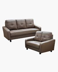 akai sofa set half leather