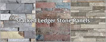 Stacked Ledger Stone Panels Builders