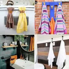 25 Unique Diy Towel Rack Ideas To