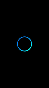 Turquoise Blue Circle Minimal Android ...