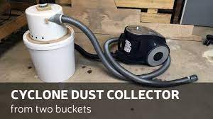 diy cyclone dust collector from two