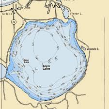 Glen Lake Fishing Map I Boating App Fishing Maps Glen
