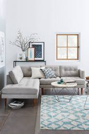 how to work your room around a grey sofa