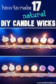 diy candle wicks