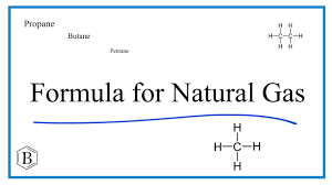 chemical formula for natural gas you