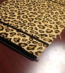 cheetah print carpet stair runner