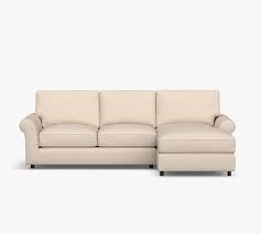pb comfort roll arm upholstered sofa