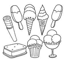 Summer ice cream coloring page. Ice Cream Coloring Pages Www Robertdee Org