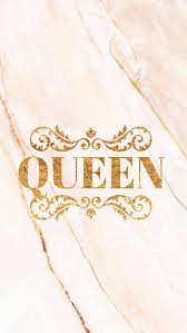 queen in marble pink wallpaper