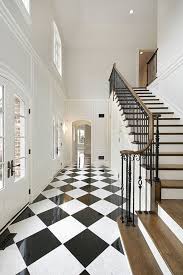 and white checd floors decor ideas