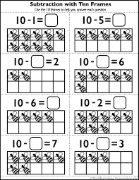 number bonds to 10 worksheets tree