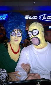 marge and homer couple costume unique