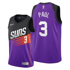 After one year in oklahoma city, chris paul is heading to phoenix. Chris Paul Phoenix Suns 2021 Earned Edition Swingman Jersey Purple