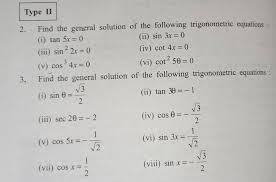 Following Trigonometric Equat